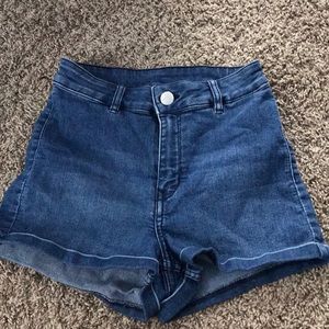 Denim shorts